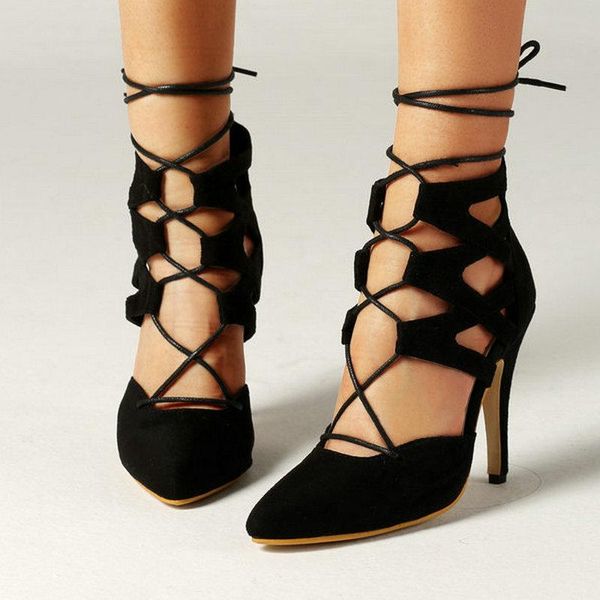 

sandals size 35-52 nice summer women mature thin high heels soft zipper shoes woman ladies party club elegant pumps, Black