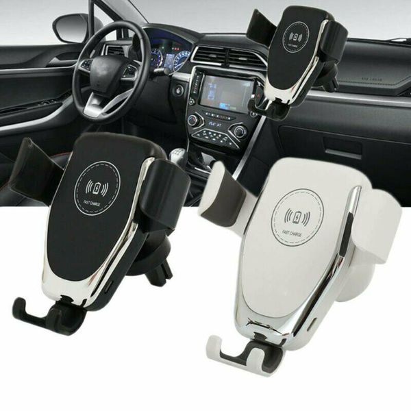 

cell phone mounts & holders gravity car holder wireless fast charger mobile air vent mount charging stand for huawei
