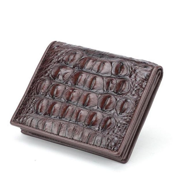 

wallets men's wallet luxury crocodile brand leather fashion designer handbag card dinero bolsa vintage purses women, Red;black