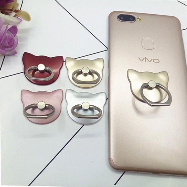 

cell phone mounts & holders creative metal ring mobile holder cat head buckle cartoon