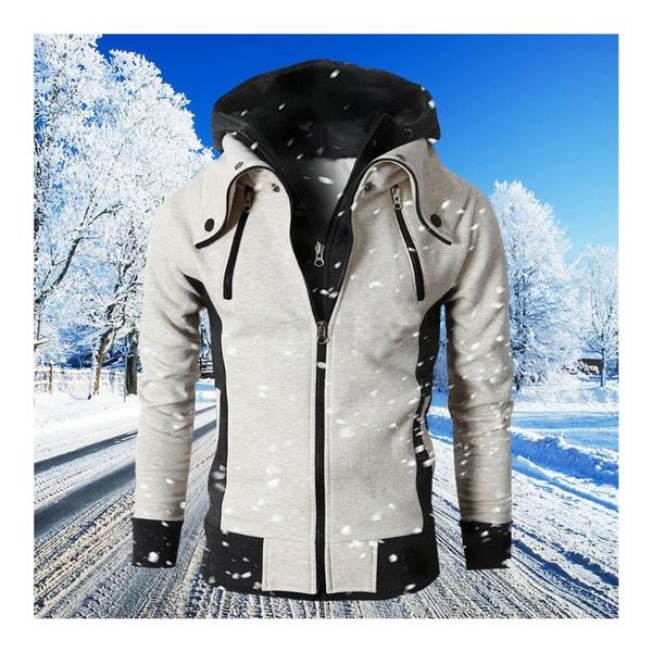 

men's jackets 2021 fashion winter coats warm, Black;brown
