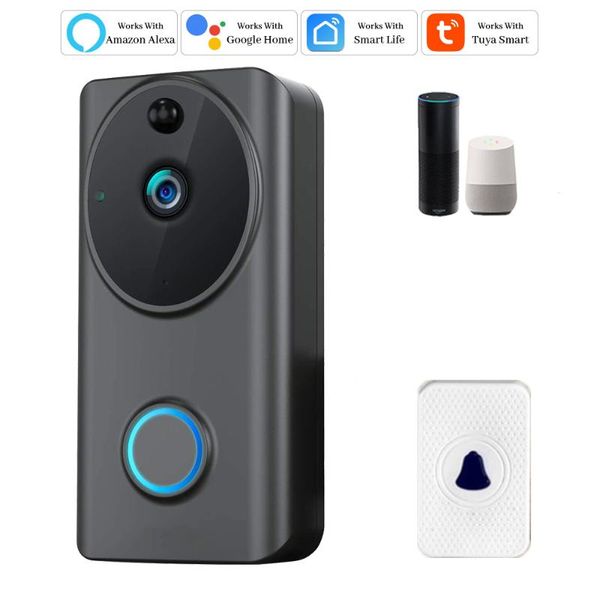 

doorbells tuya 1080p hd video doorbell camera wifi wireless smart home door bell outdoor mini intercom for apartment