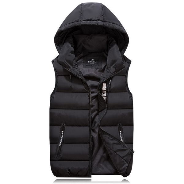 

winter new vest boys and students down cotton light warm for teenagers fashion slim coat, Black;white