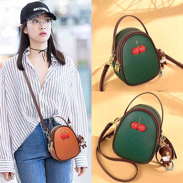 

new handbags leather 2021 fashion korean summer ins versatile women's portable one shoulder mobile phone bag factory direct sale
