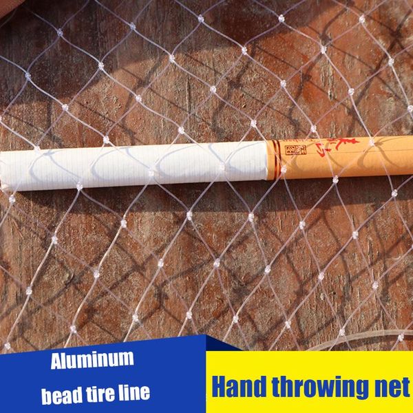 

outdoor throw catch fishing net fishing tackle outdoor portable easy crab fish trap hand cast network carrying