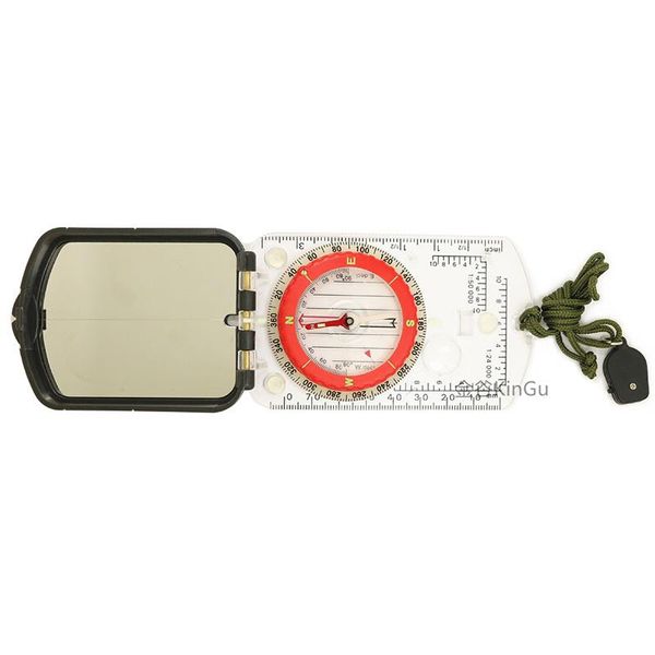 

outdoor gadgets flip multi-function compass with magnetic declination adjustment led light function hiking accessories survival