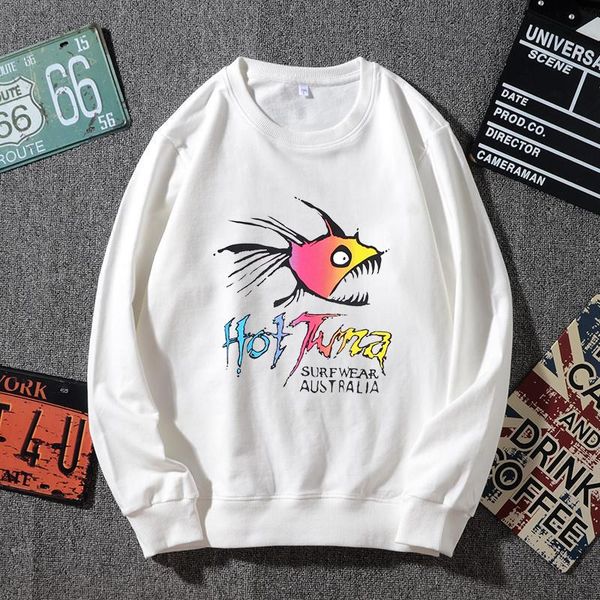 

women's hoodies & sweatshirts tuna fishing fashion women cotton pullover print graphic harajuku retro sweatshirt long sleeve street cl, Black
