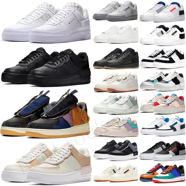 

af forcee shadow tropicat twist n354 athletic mens running shoes travis scotts triple white dunk type sneakers aura frost womens trainers, White;red