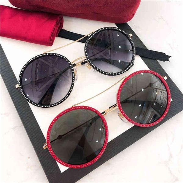 

73% off factory sale nini's same sunglasses with diamond round sunglasses driving sunglasses gg0061s, White;black