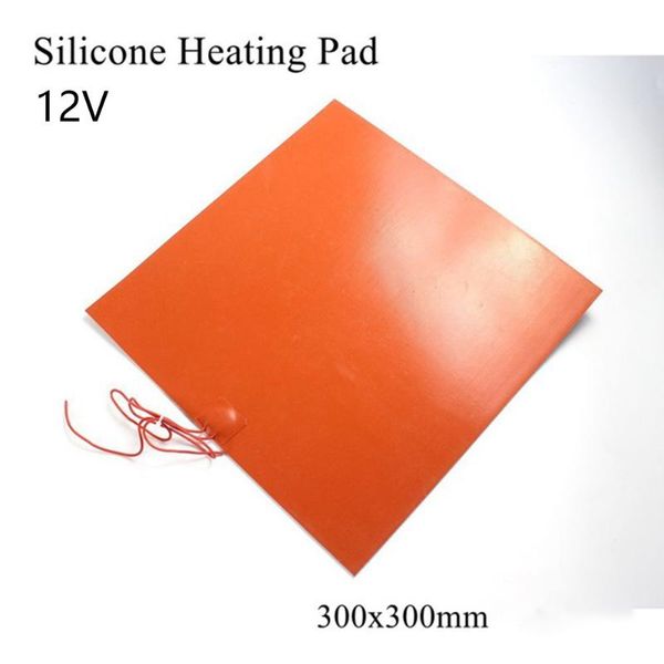 

smart home control 12v 300x300mm 300w flexible waterproof silicon heater pad for 3d printer central heating & cooling systems