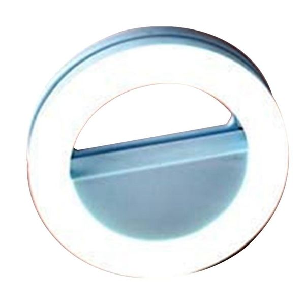 

flash heads selfie ring light clip on for mobile phones 3.25 inches usb rechargeable face time,video calls, make up