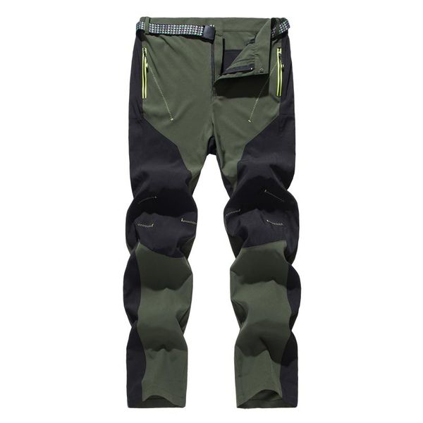 

men's pants outdoor men trekking hiking quick dry stretch waterproof camping cycling tactical trousers sports work plus size 5xl, Black