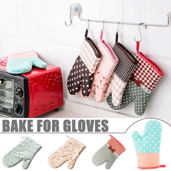 

oven mitts 1pc kitchen cooking microwave gloves pot pad heat proof protected mittens 28x15cm thick tool sell