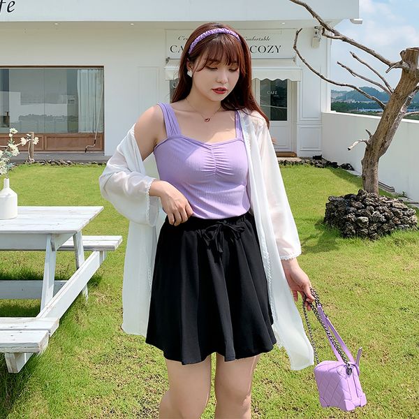 

new fashion version of the suit for women with a small tank summer skirts sunblock cardigan jacket 2368 6eit, Black