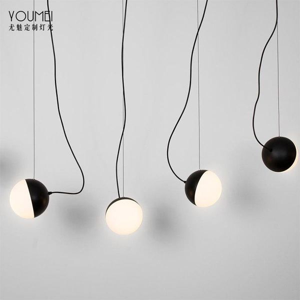 

pendant lamps nordic led stone light fixtures deco chambre kitchen lamp dining room