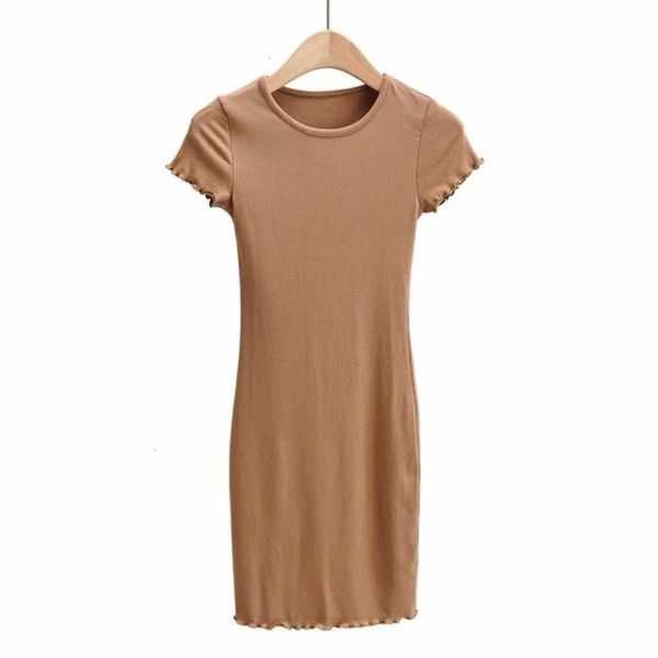 

round sleeve neck short with and dress small wooden ear edge, Black;gray