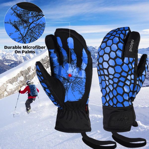 

cycling gloves winter riding women men water resisatnt touchscreen warm bicycle outdoor sports, Black