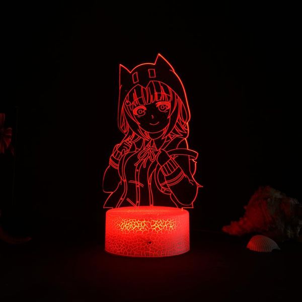 

night lights anime lamp led danganronpa chiaki nanami light for bedroom decor kids gift acrylic 3d
