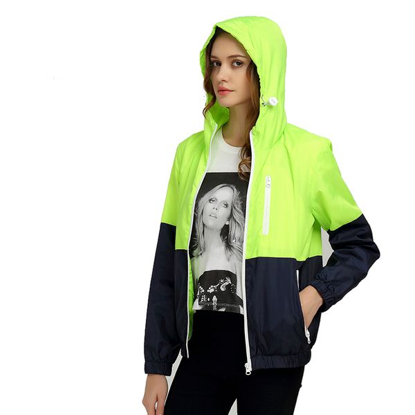 

2021 new spring women's jackets coat long sleeve outwear clothes short jacket casual thin windbreaker female zipper streetwear 0gbp, Black;brown