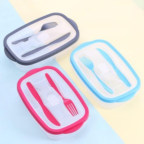 

storage bottles & jars dropship fruit salad box - blue-24.2 * 15 5.3cm