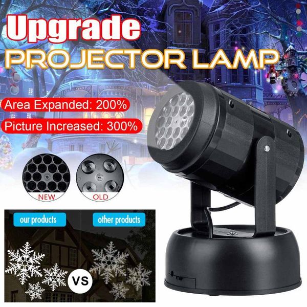 

strings led stage lights year christmas decoration laser projector light snowflake projection lamp indoor outdoor lighting