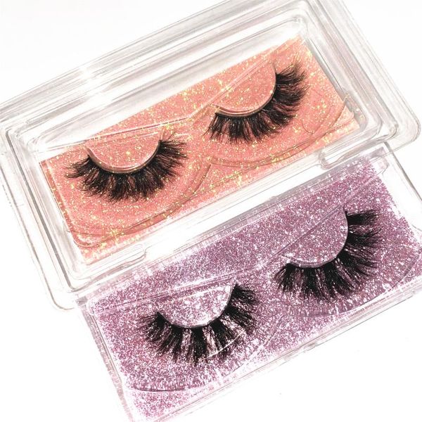 

false eyelashes 1 pair 3d mink lashes cruelty makeup dramatic fluffy fake thick faux