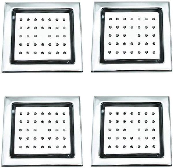 

bathroom sink faucets concealed installation body jet shower spa brass square massage jets spray bodyspray (chrome - 4pcs)