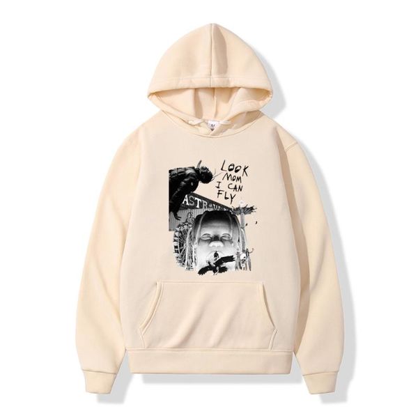 

men's hoodies & sweatshirts hip hop sweatshirt travis scoastroworld letters pullover hoodie sports casual men top, Black