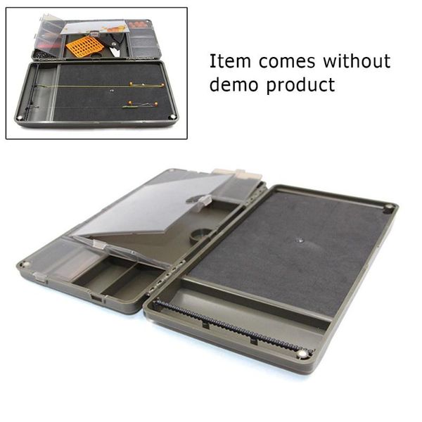 

fishing accessories rig board boxes terminal tackle system carp swivels hooks storage multi-function 25.5*13.5*3cm