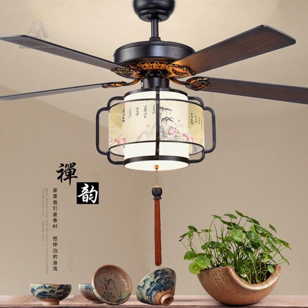 

ouruiju black vintage ceiling fan with lights remote control ventilador de techo 220 volt bedroom ceiling light fan lamp e27 led