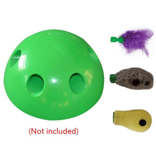 

cat toys random colour plastic feather funny mice shapefeather & mouse teaser squeak
