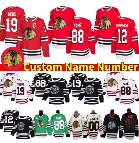 

chicago blackhawks 2021 reverse retro hockey jersey vinnie hinostroza marcus kruger david kampf drake caggiula carl dahlstrom custom stitche, Black;red