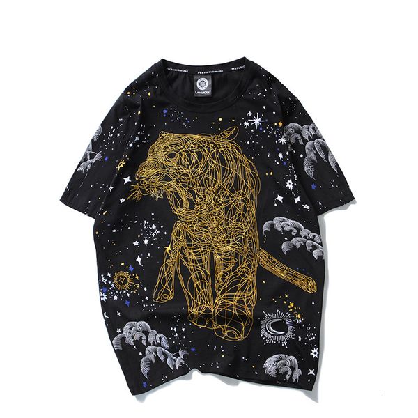 

2021 arrival of knitted or crocheted polka dot tshirt will see men neck-neck cotton short imprint shirt clothes hip hop ug9p, White;black