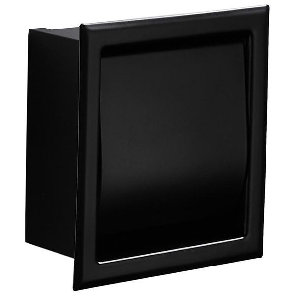 

recessed toilet paper holder,stainless steel double roll paper box for bathroom,wall-mounted storage rack