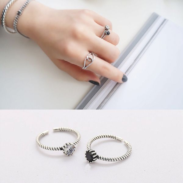 

tyj002 us s925 pure silver ring