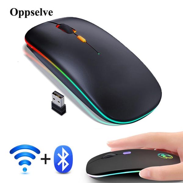 

wireless mouse bluetooth rgb mouse wireless computer silent mause led backlit ergonomic gaming usb optical mice for laptop