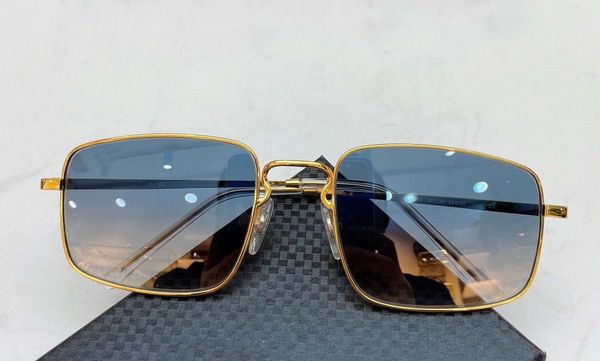 

gold blue shaded square pilot sunglasses sun glasses shades uv400 protection with box, White;black