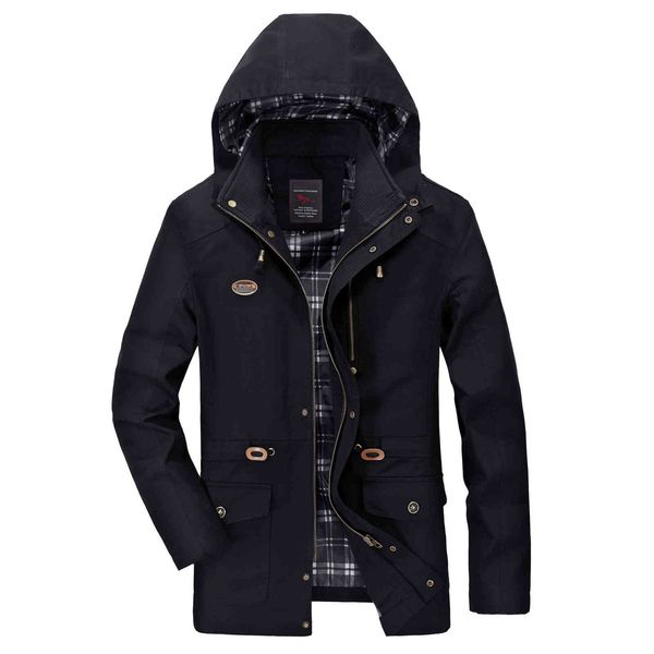

tooling autumn men's thin casual jacket medium and long windbreaker coat, Black;brown