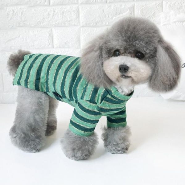 

dog apparel pet fashion striped sweaters cat clothes autumn winter puppy coats suitable for pets of all size