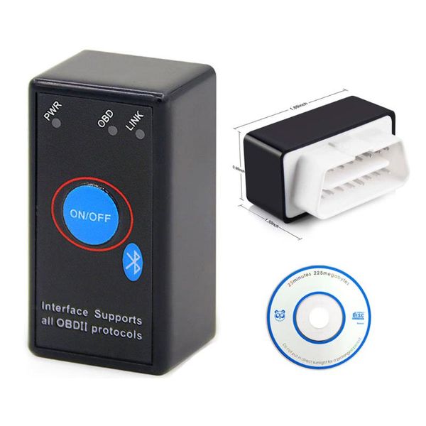 

code readers & scan tools super mini elm327 bluetooth obd2 v1.5 elm 327 obd 2 car diagnostic-tool scanner elm-327 obdii adapter auto diagnos