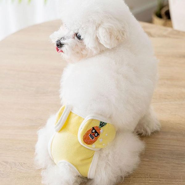 

dog apparel 1pcs pet shorts diaper sanitary physiological pants washable female short panties menstruation underwear briefs