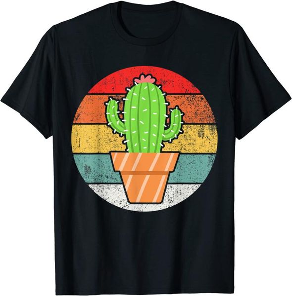 

men's t-shirts cactus cacti succulent vintage t-shirt, White;black