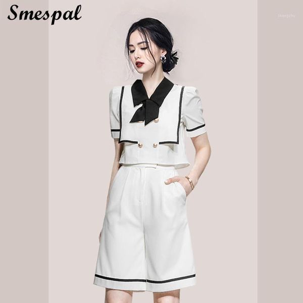 

women's tracksuits shorts sets women fashion sailor collar & 2 pieces, Gray