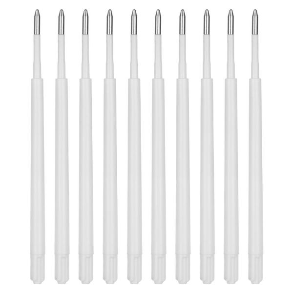 

gel pens 10pcs/lot ballpoint press pen refills smooth replacement lead signature plastic large-capacity core writing tool