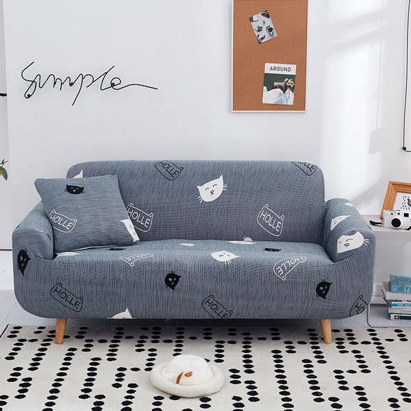 

chair covers hello smile cat sofa cover elastic for living room