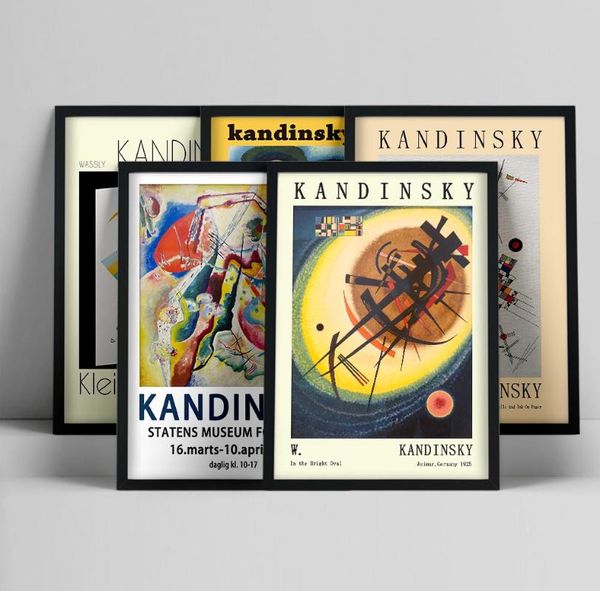 

paintings famous kandinsky abstract canvas painting museum posters and prints modern decor wall art pictures for living room bedroom aisle