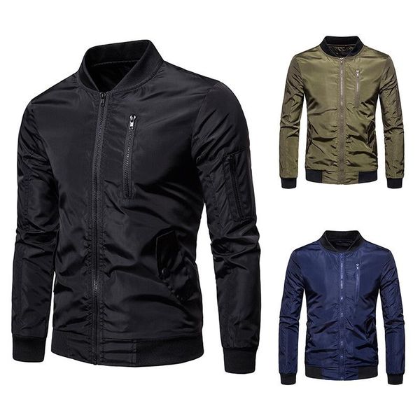 

men's jackets gejian autumn winter mens brand jacket fashion slim warm coat solid casual men jaqueta masculino chaqueta hombre, Black;brown