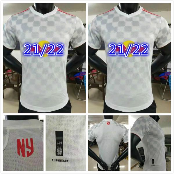 

mls 2021 2022 player version new york red soccer jerseys 21 22 long duncan casseres jr. clark royer camiseta de fútbol football shirts, Black;yellow