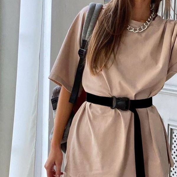 

sashes t shirt amp biker shorts two pieces set casual summer women loose solid cycling bodycon shorts with belt home outfits suit, Gray