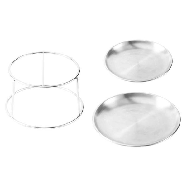 

dishes & plates seafood serving platter snack plate for home (silver)